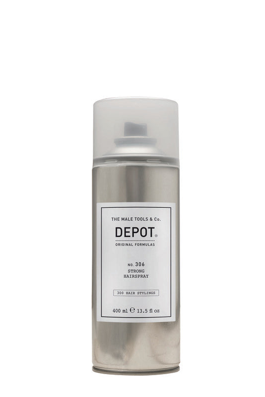 Depot Depot, 300 Hair Stylings No. 306, Provitamin B5, Haarspray, Definition und Kontrolle, Fester Halt, 400 ml Regular