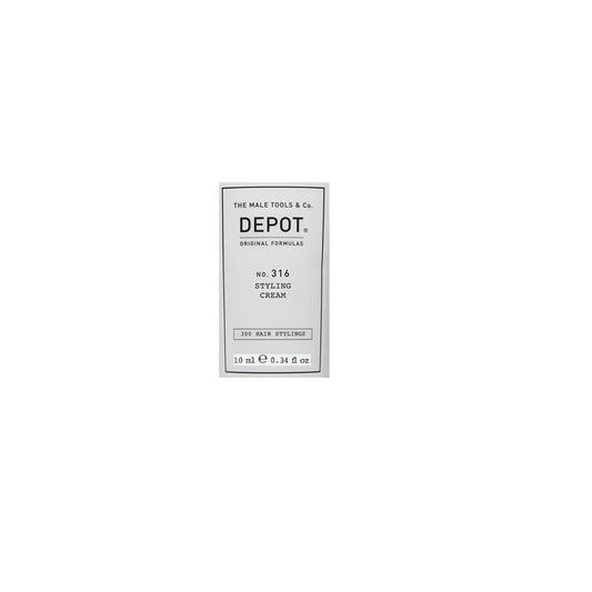 Depot Depot, 300 Hair Stylings No. 316, UV-Filter, Haarstyling-Creme, Mittlerer Halt, 10 ml Regular