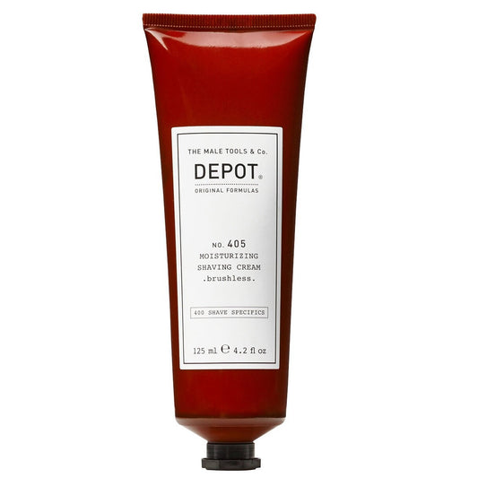 Depot Depot, 400 Shave Specifics No. 405, Allantoin, Feuchtigkeitsspendend, Rasiercreme, 125 ml Regular