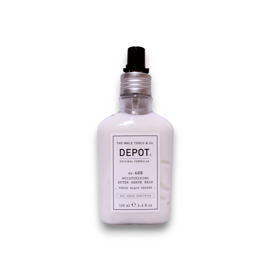 Depot Depot, 400 Shave Specifics No. 408, Frischer schwarzer Pfeffer, Feuchtigkeitsspendend, After-Shave Balsam, 100 ml Regul