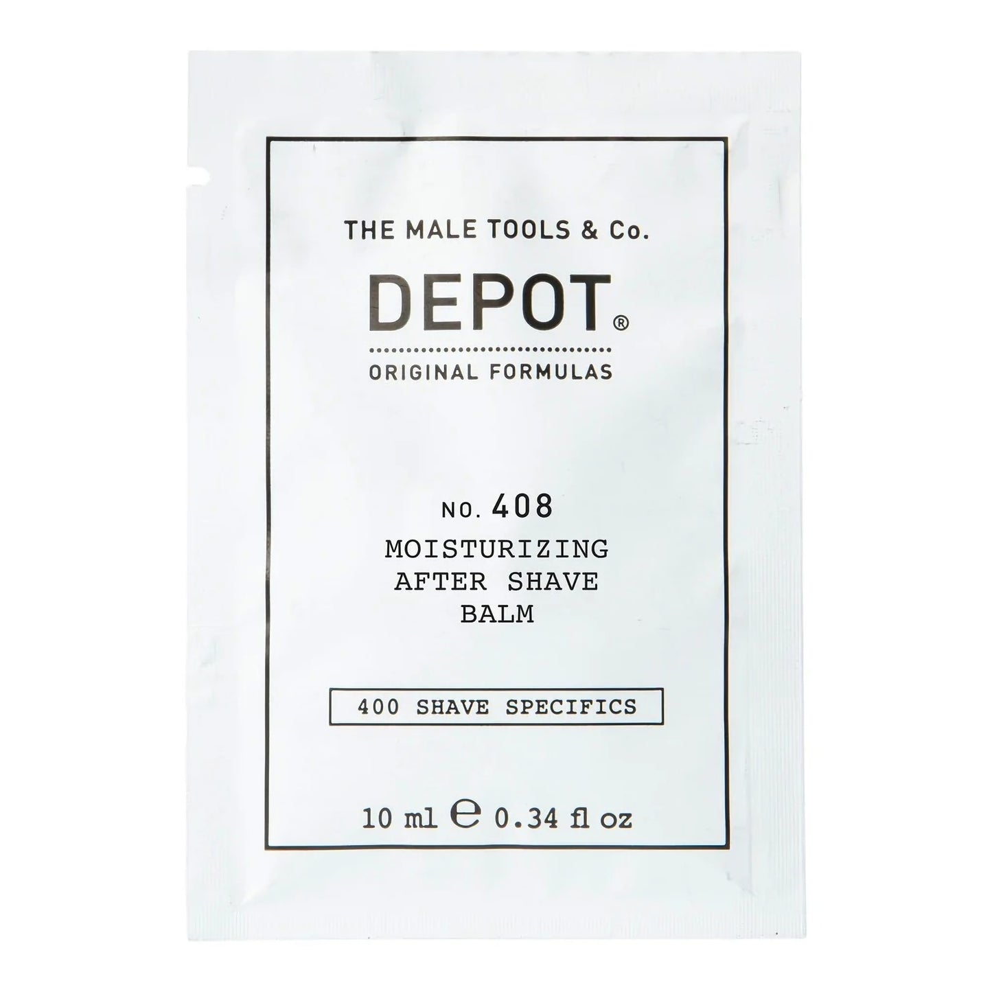 Depot Depot, 400 Shave Specifics No. 408, Klassisches Köln, Feuchtigkeitsspendend, After-Shave Balsam, 10 ml Regular