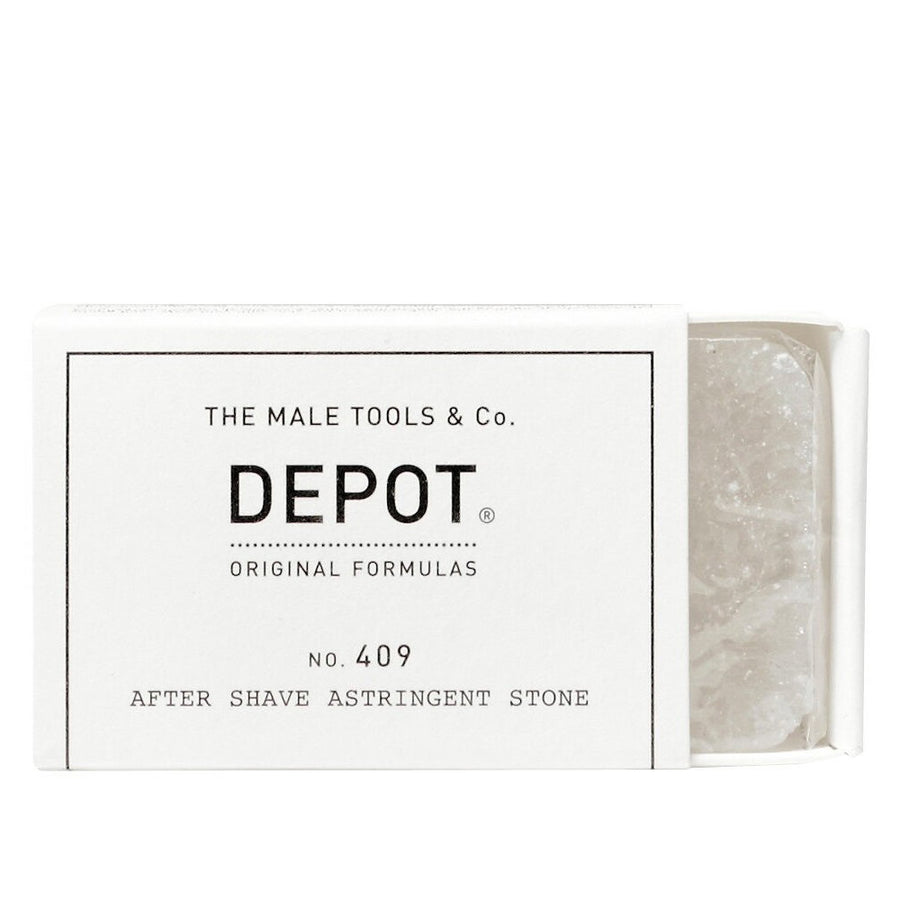 Depot Depot, 400 Shave Specifics No. 409, Kaliumaluminiumsulfat, Beruhigend, After-Shave Adstringierender Stein, 90 g Regular
