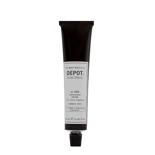 Depot Depot, 500 Beard & Mustache Specifics No. 506 Invisible Clour, Semi-permanente Haarfarbe, Natural Steel, 60 ml Regular