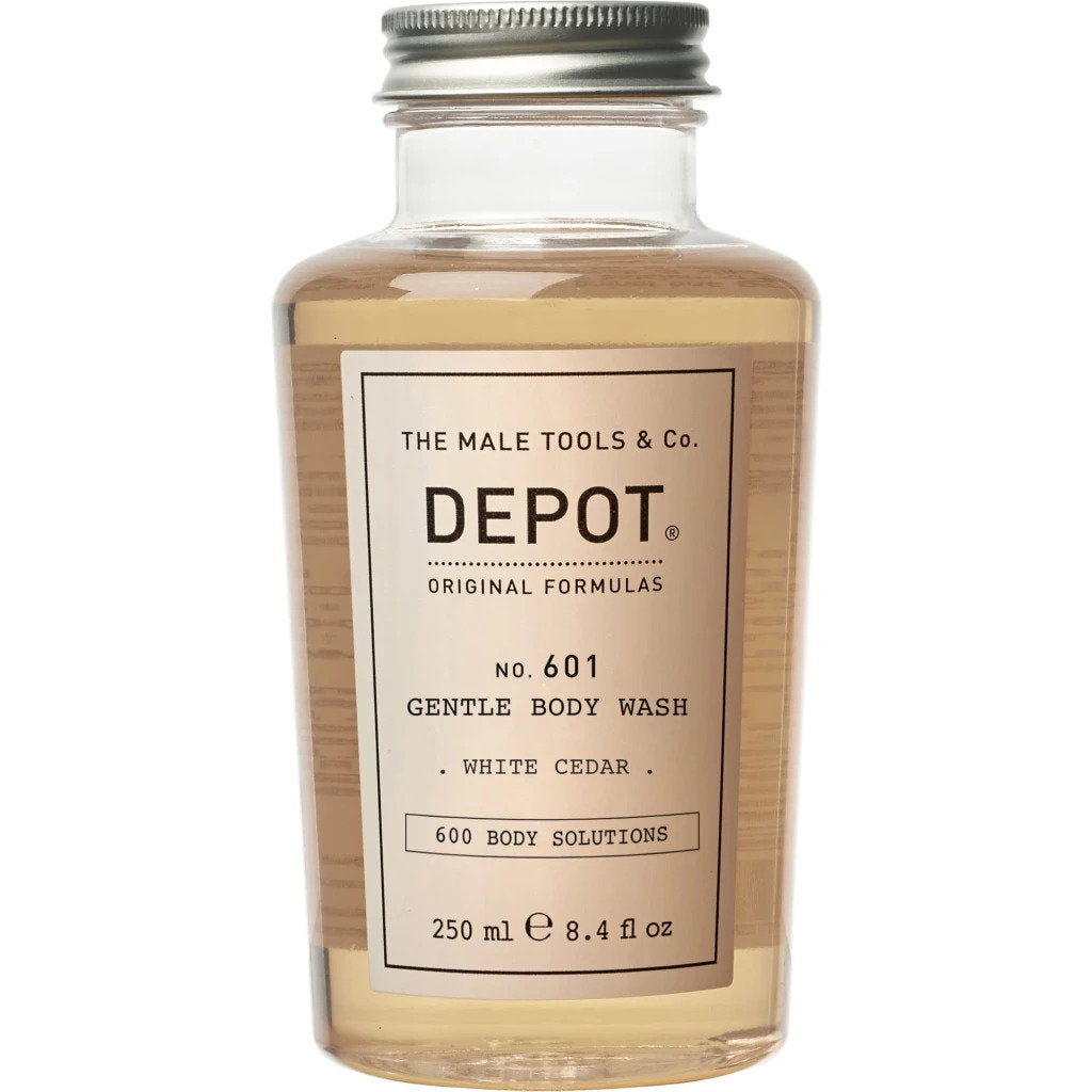 Depot, 600 Body Solutions No. 601, Botanischer Komplex, Reinigung, Weißer Zeder, Duschgel, 250 ml