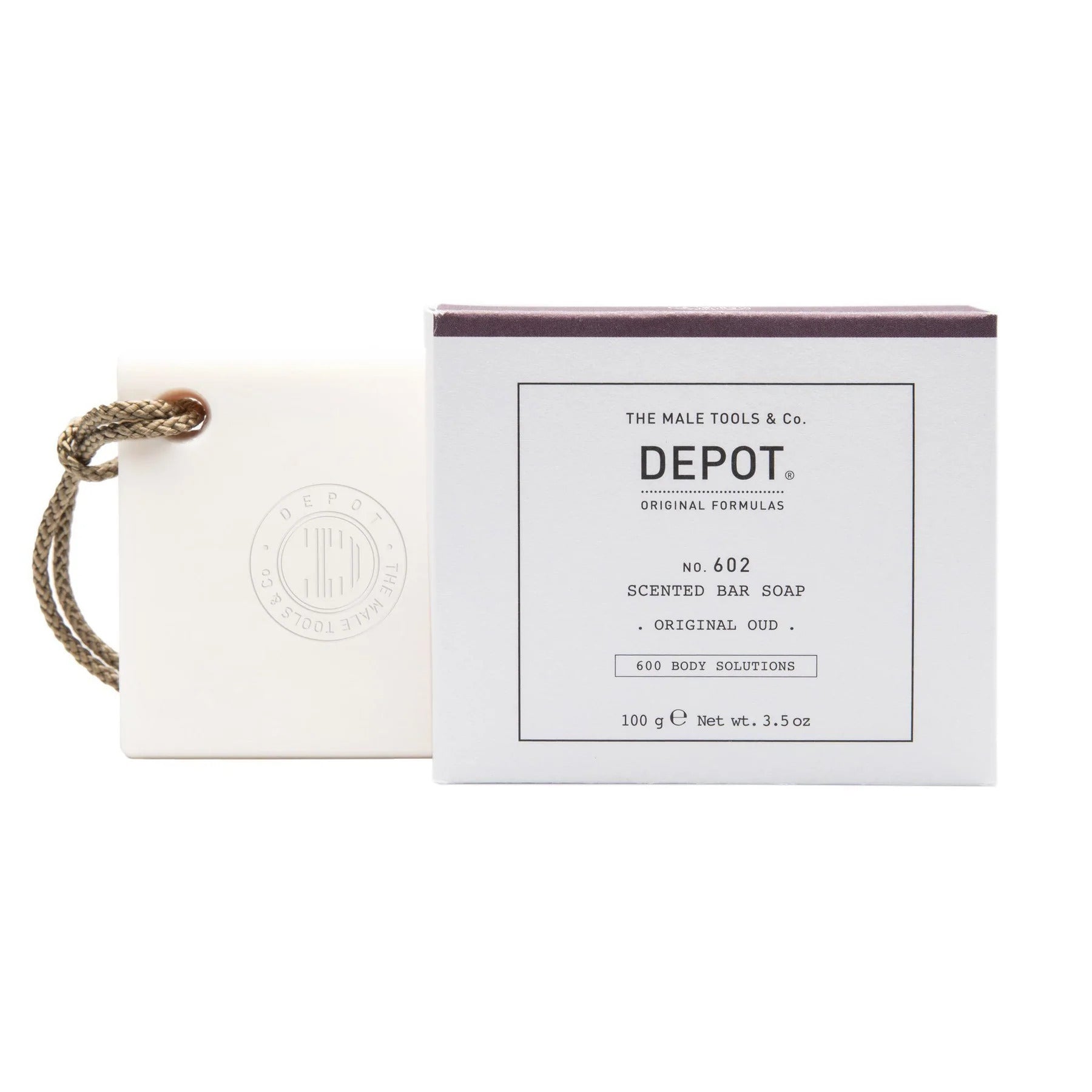 Depot Depot, 600 Body Solutions No. 602, Botanischer Komplex, Reinigung, Originaler Oud, Duftende Seifenstück, 100 g Regular