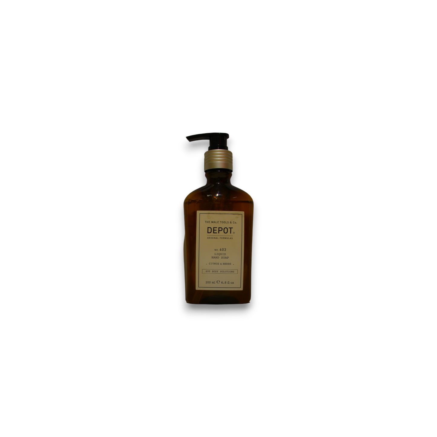 Depot Depot, 600 Body Solutions No. 603, Zitrus & Kräuter, Sorbit, Reinigung, Flüssigseife, Für Hände, 200 ml Regular