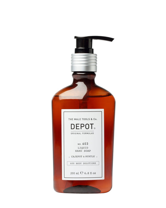 Depot Depot, 600 Body Solutions No. 603, Kajeput & Myrte, Sorbit, Reinigung, Flüssigseife, Für Hände, 200 ml Regular