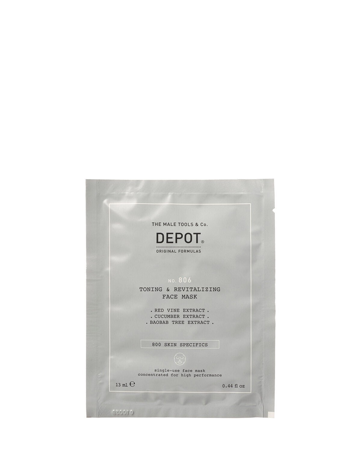 Depot, 800 Skin Specifics No. 806, Hyaluronsäure, Tonen und Revitalisieren, Gesichtsmaske, Für das Gesicht, Tag, 13 ml