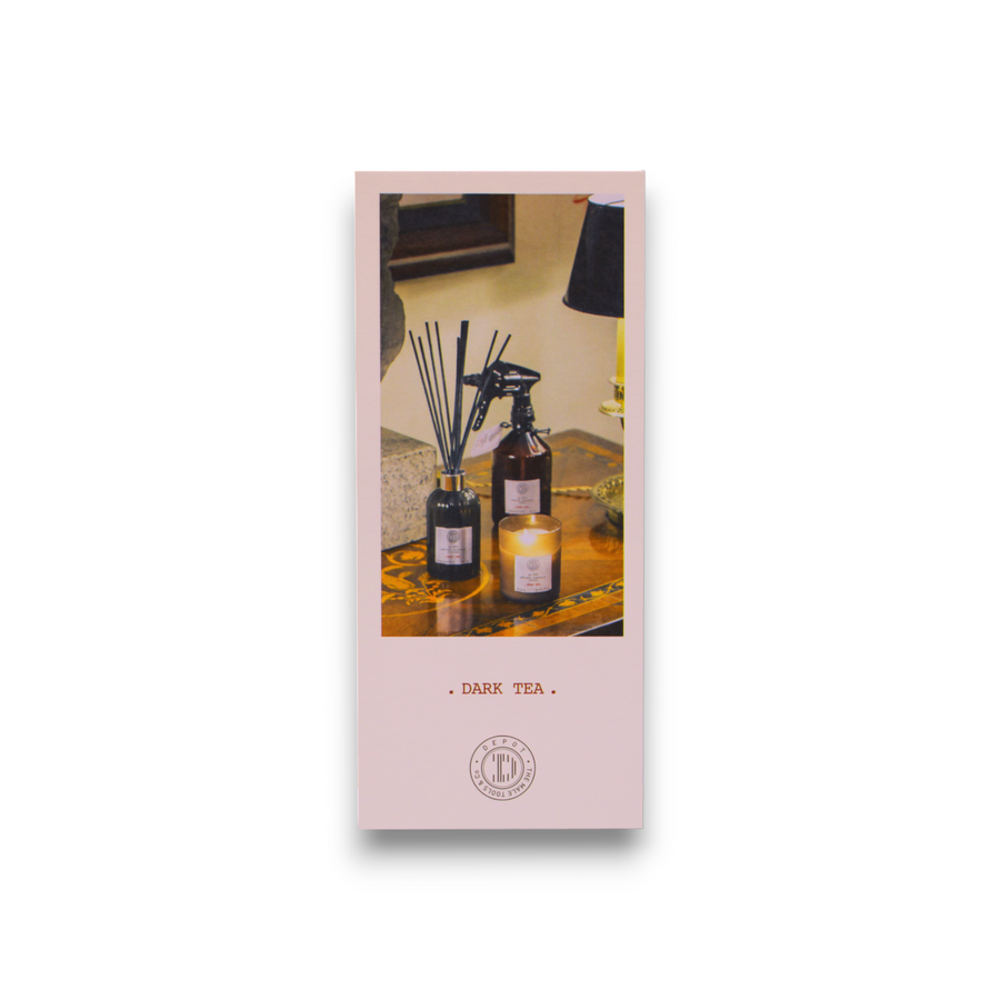 Depot Depot, 900 Scents No. 905 Dark Tea, Testkarte, Karte Regular