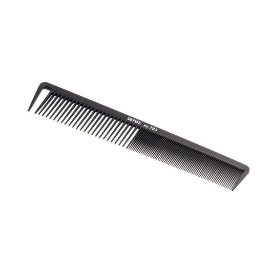 Depot Depot, Accessories No. 703 Carbon, Plastik-Haarkamm, Schwarz Regular