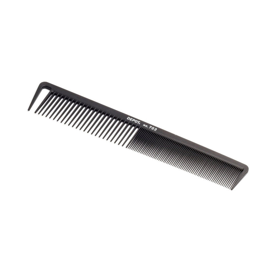 Depot Depot, Accessories No. 703 Carbon, Plastik-Haarkamm, Schwarz Regular