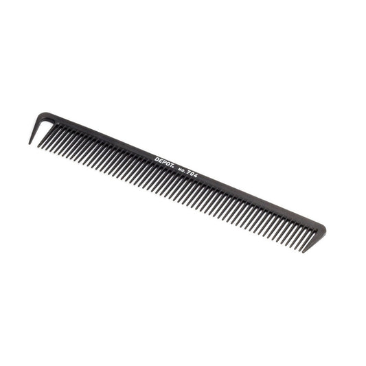 Depot Depot, Accessories No. 704 Carbon, Plastik-Haarkamm, Schwarz Regular