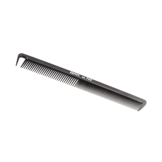Depot Depot, Accessories No. 705 Carbon, Plastik-Haarkamm, Schwarz Regular