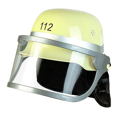 "DEUTSCHER FEUERWEHRHELM" aus Hartplastik - Kindergröße – Vorderansicht