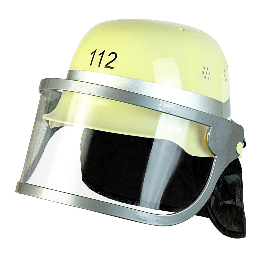 "DEUTSCHER FEUERWEHRHELM" aus Hartplastik - Kindergröße – Vorderansicht