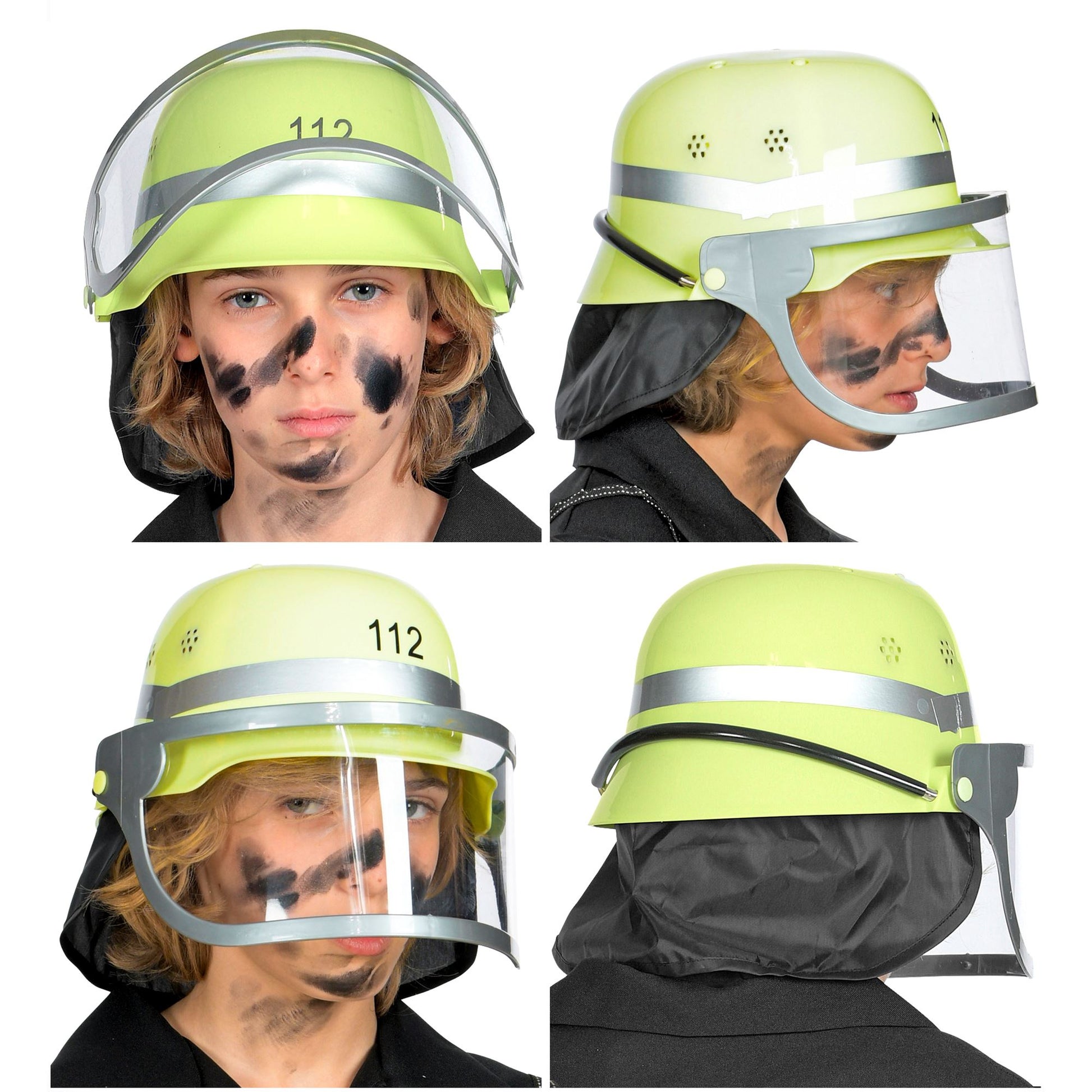 "DEUTSCHER FEUERWEHRHELM" aus Hartplastik - Kindergröße – Ansicht 4