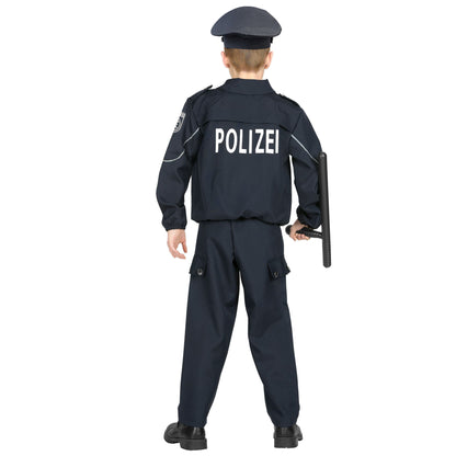 "DEUTSCHER POLIZIST" (Oberteil, Hose, Mütze) – Ansicht 4