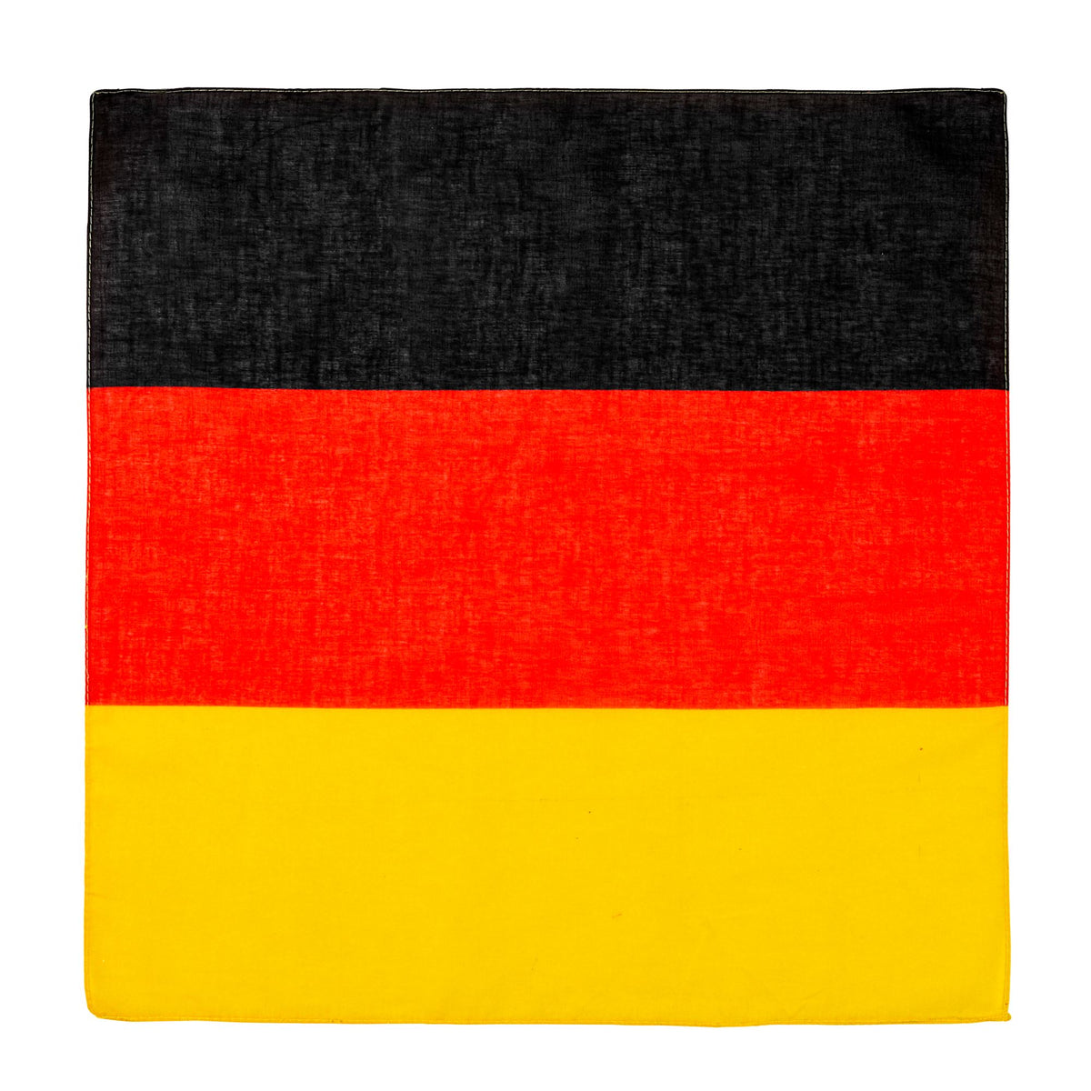 "DEUTSCHLAND BANDANA" 55x55 cm - 100% Baumwolle – Detailansicht