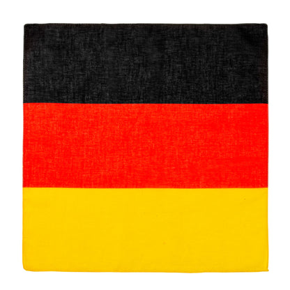 "DEUTSCHLAND BANDANA" 55x55 cm - 100% Baumwolle – Detailansicht