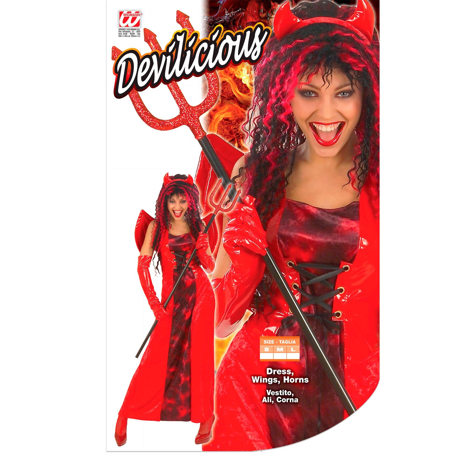 "DEVILICIOUS" (Kleid, Flügel, Hörner) – Ansicht 3