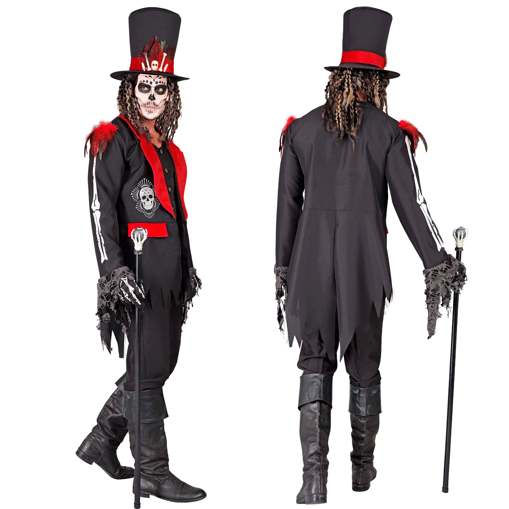 "DIA DE LOS MUERTOS" (Jacke mit Weste, Hut) – Ansicht 5