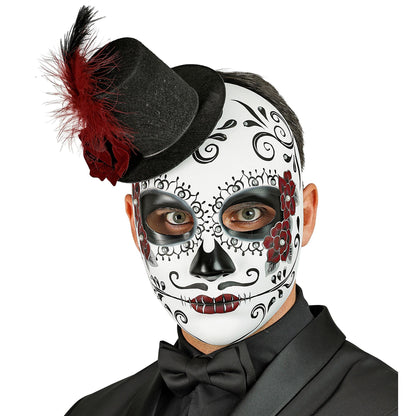 "DIA DE LOS MUERTOS MASKE MIT HUT" – Ansicht 3