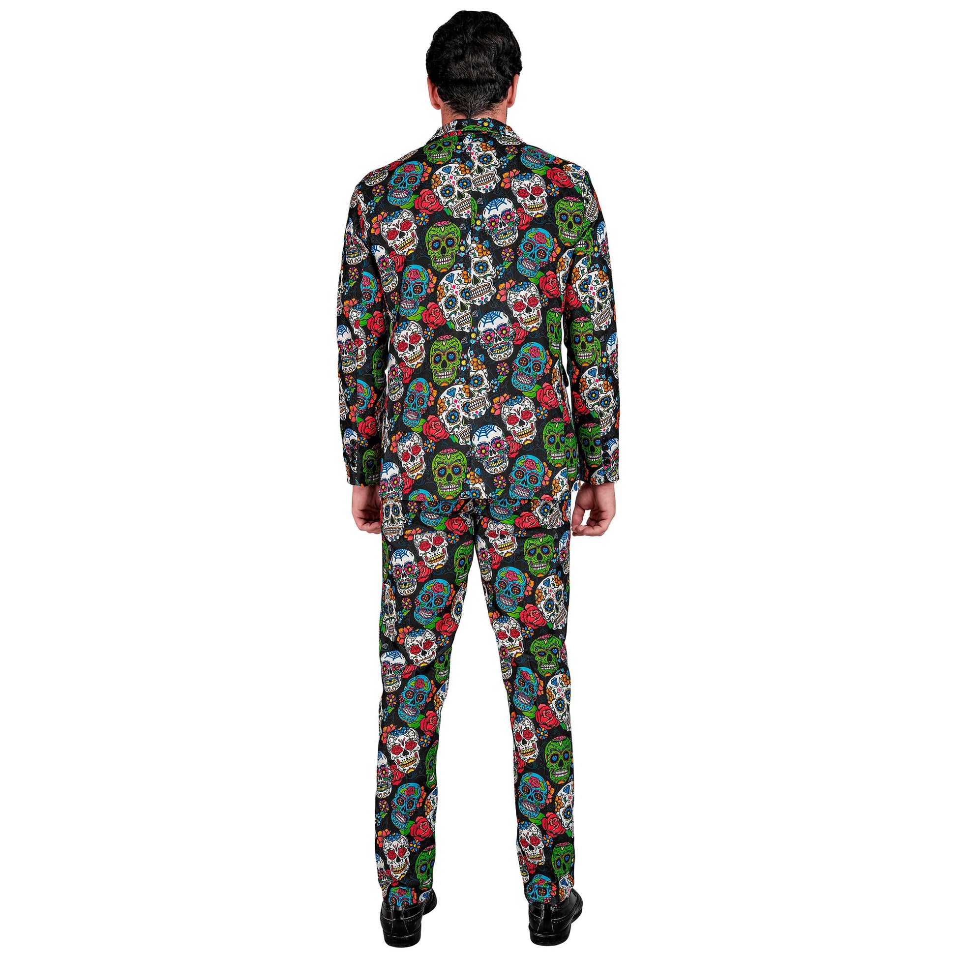 "DIA DE LOS MUERTOS PARTY FASHION ANZUG" (Jackett, Hose) – Ansicht 4