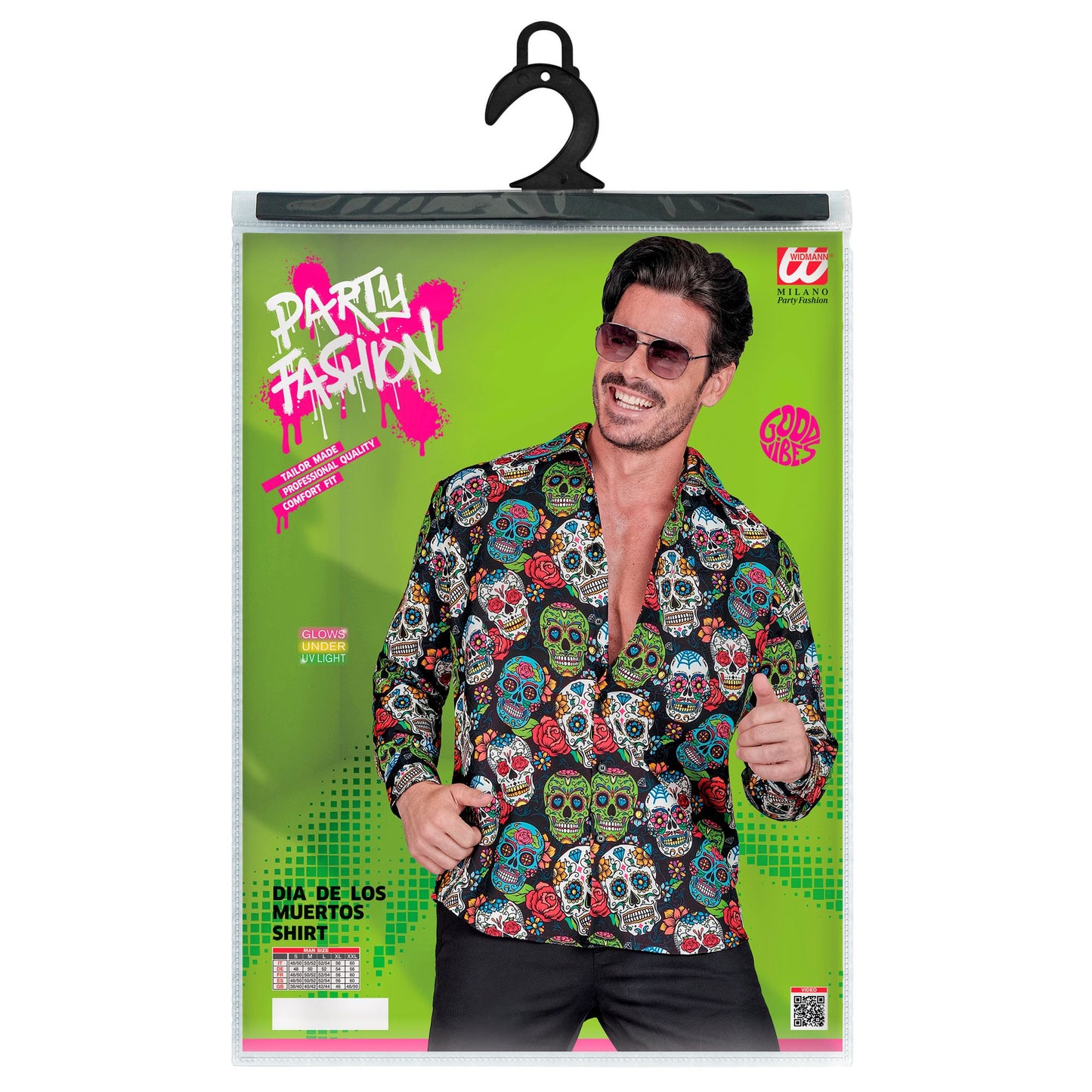 "DIA DE LOS MUERTOS PARTY FASHION HEMD" (Hemd) – Ansicht 5