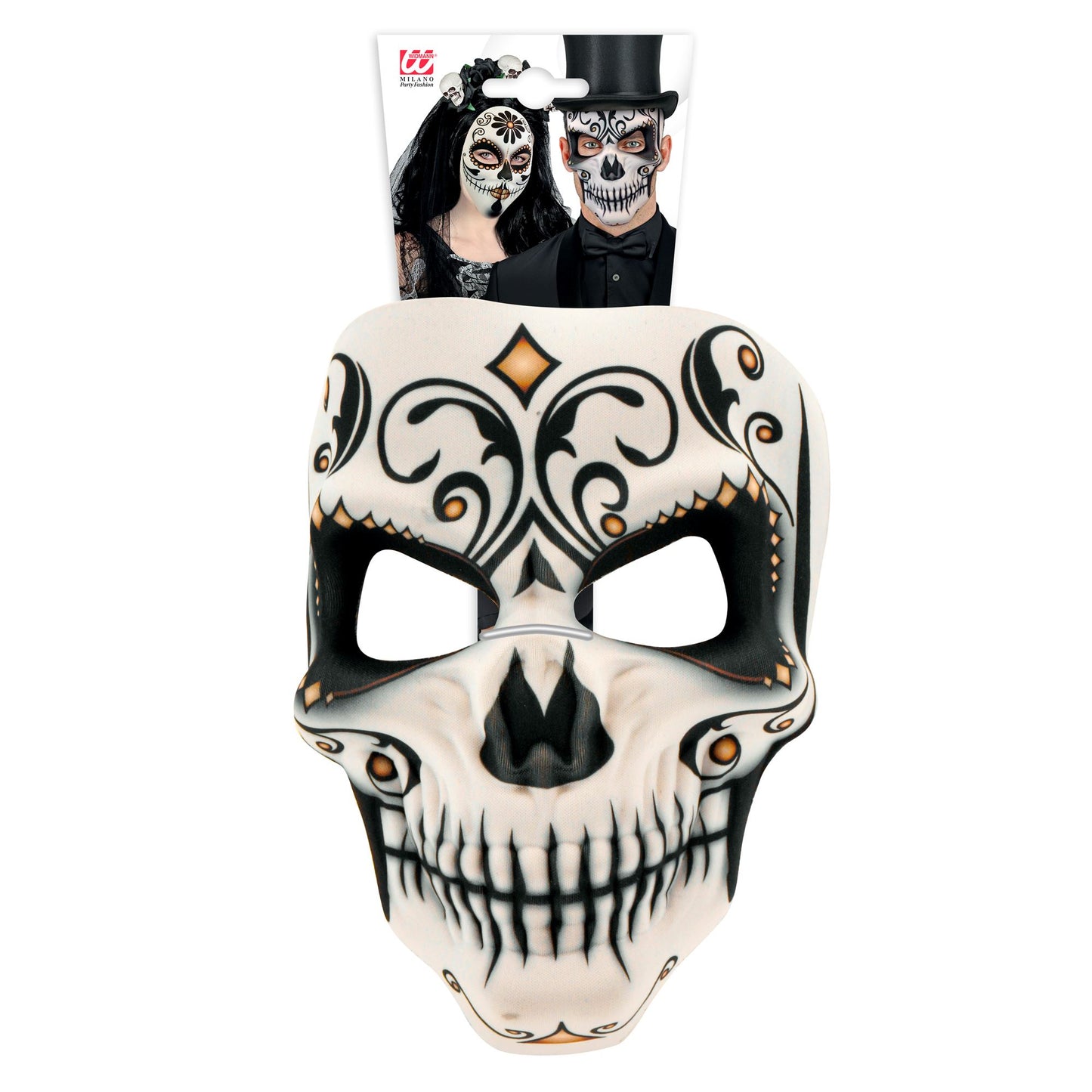 "DIA DE LOS MUERTOS SEÑOR MASKE AUS STOFF" – Detailansicht
