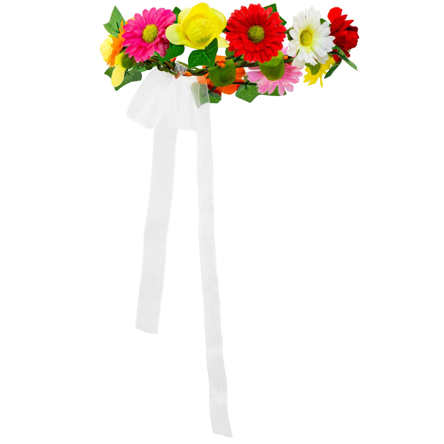 "DIADEM MIT BLUMEN UND BÄNDERN" – Detailansicht