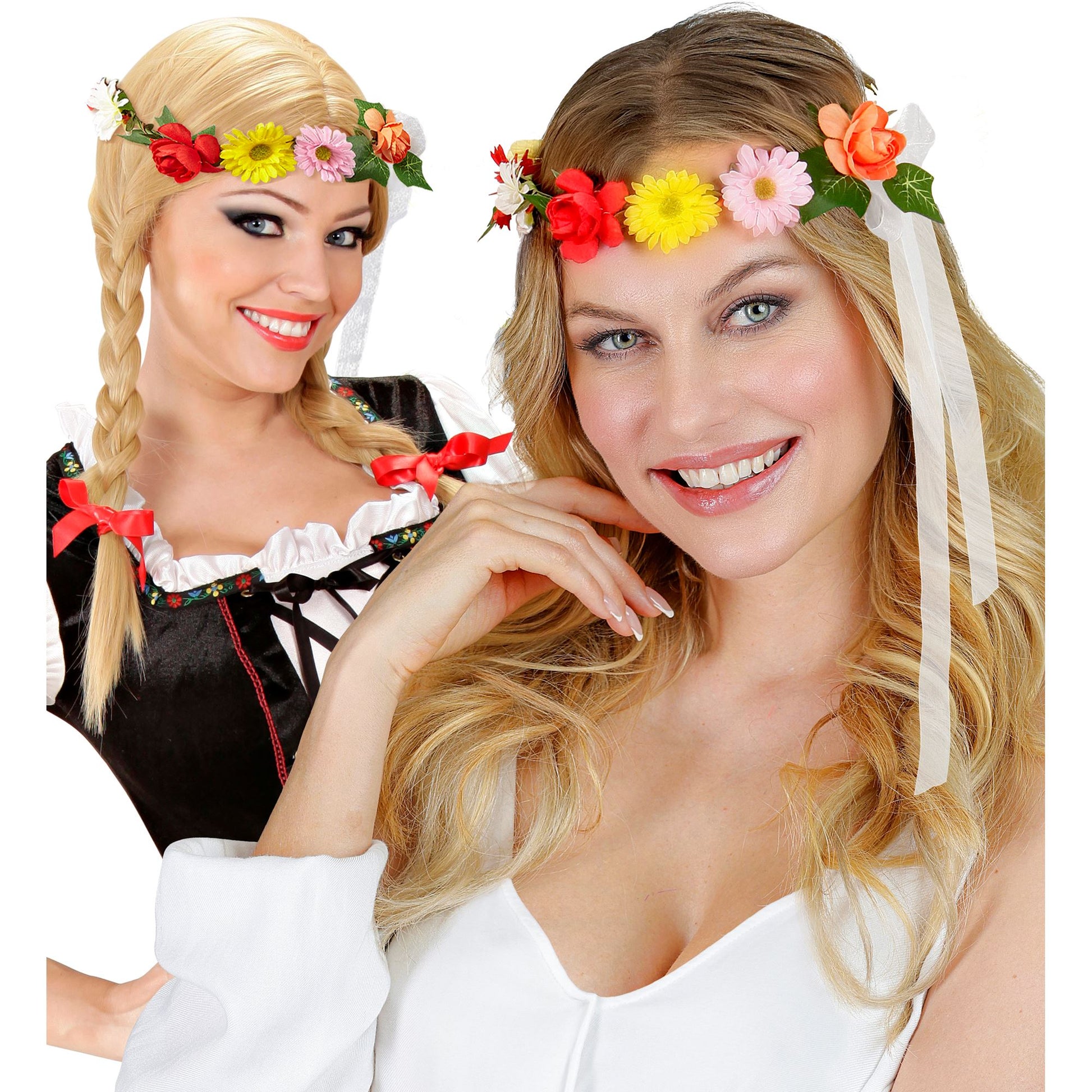 "DIADEM MIT BLUMEN UND BÄNDERN" – Ansicht 4