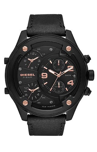 DIESEL BOLTDOWN DZ7428 Chronograph Armbanduhr 56 mm Schwarz