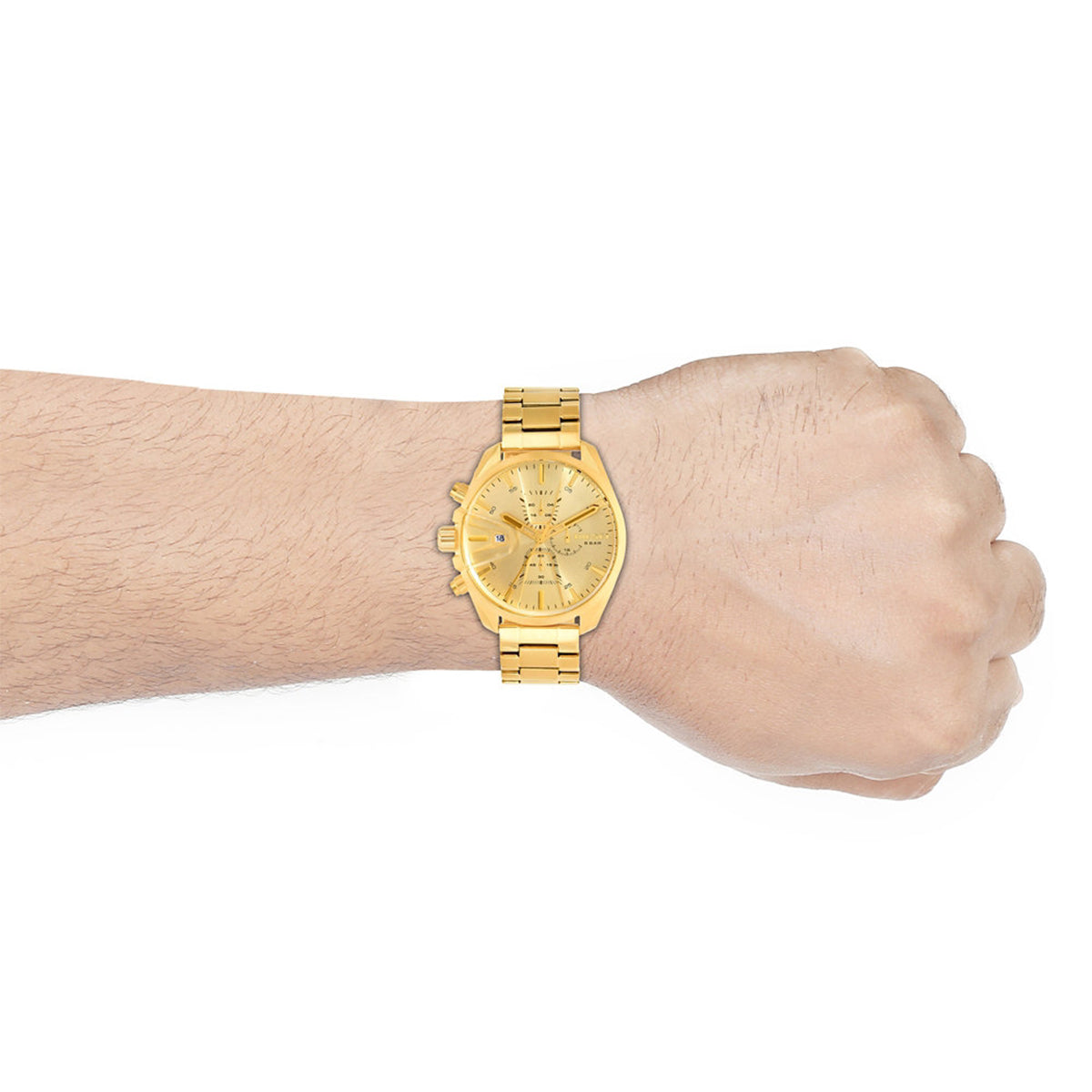 DIESEL DZ4475 Chronograph Armbanduhr 54 mm Gold ansicht-4