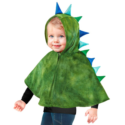 "DINOSAURIER AUS PLÜSCH" (Poncho mit Kapuze) – Ansicht 3