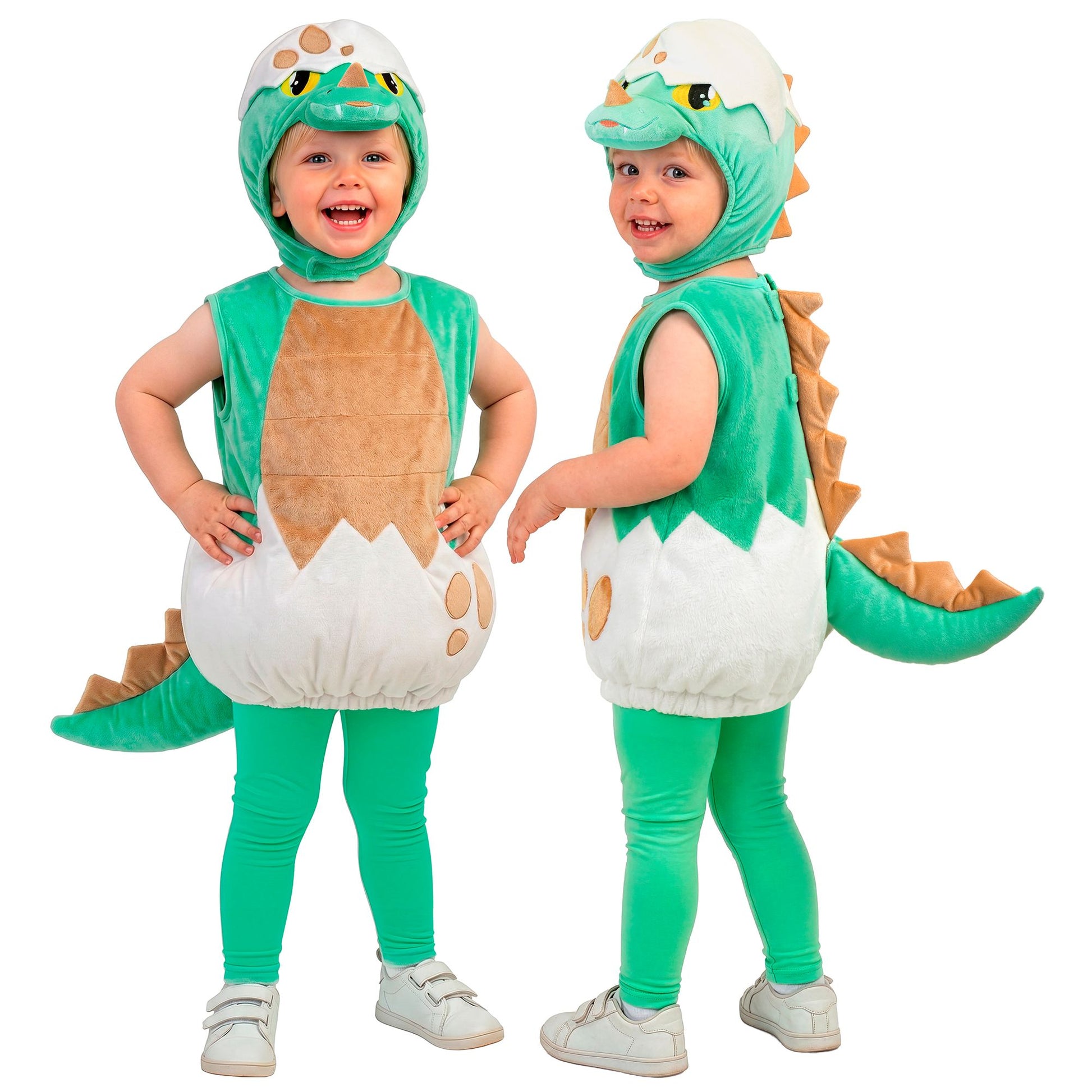 "DINOSAURIER BABY" (Kostüm, Hose, Kapuze mit Kopf) – Ansicht 8