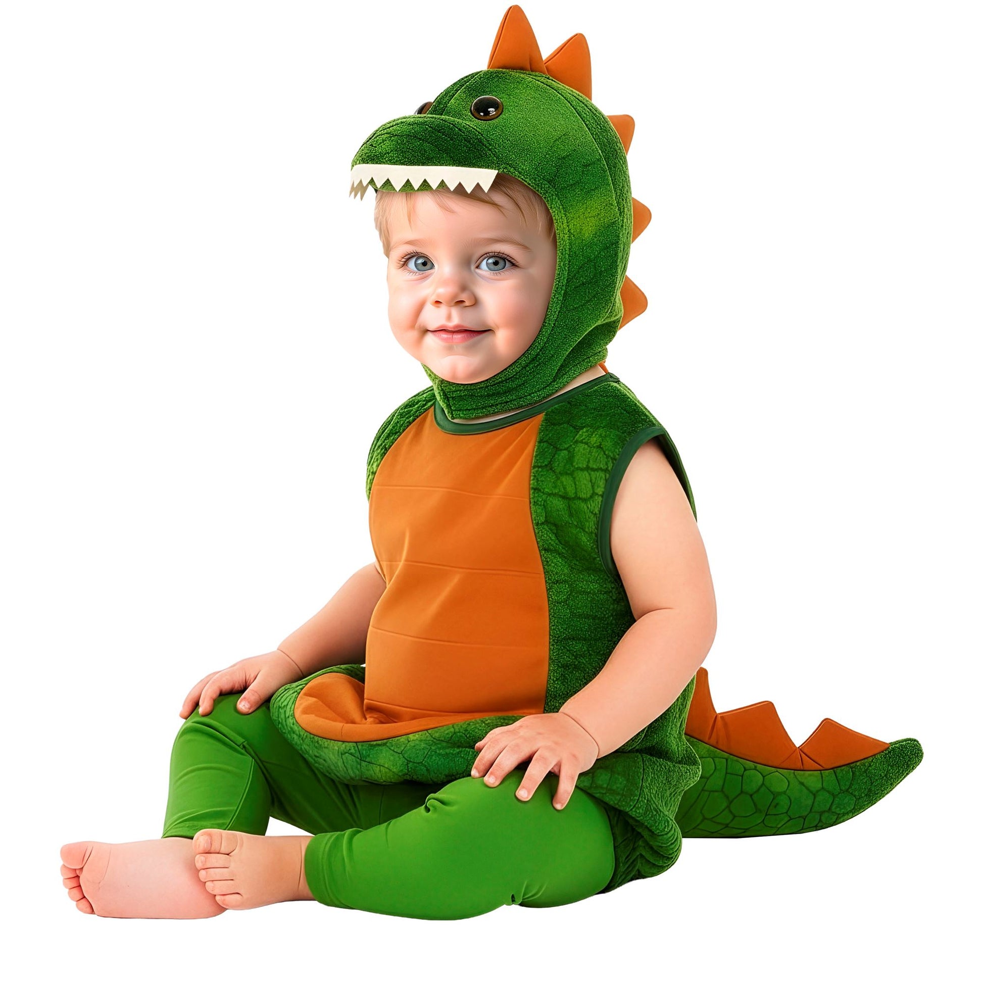 "DINOSAURIER" (Kostüm, Hose, Kapuze mit Kopf) – Ansicht 4