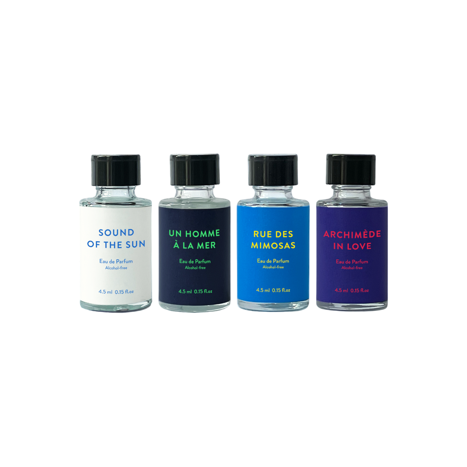 Velvetvelo Parfümset Discovery Set Velvetvelo: Sound Of The Sun, Eau De Parfum, Unisex, 4.5 ml + Un Homme A La Mer, Eau De Pa