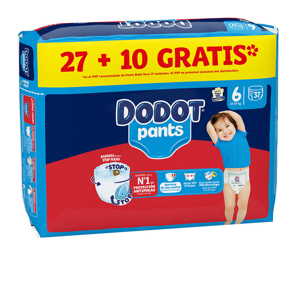 DODOT PANTS diaper-panties size 6 15 + kg 37 u