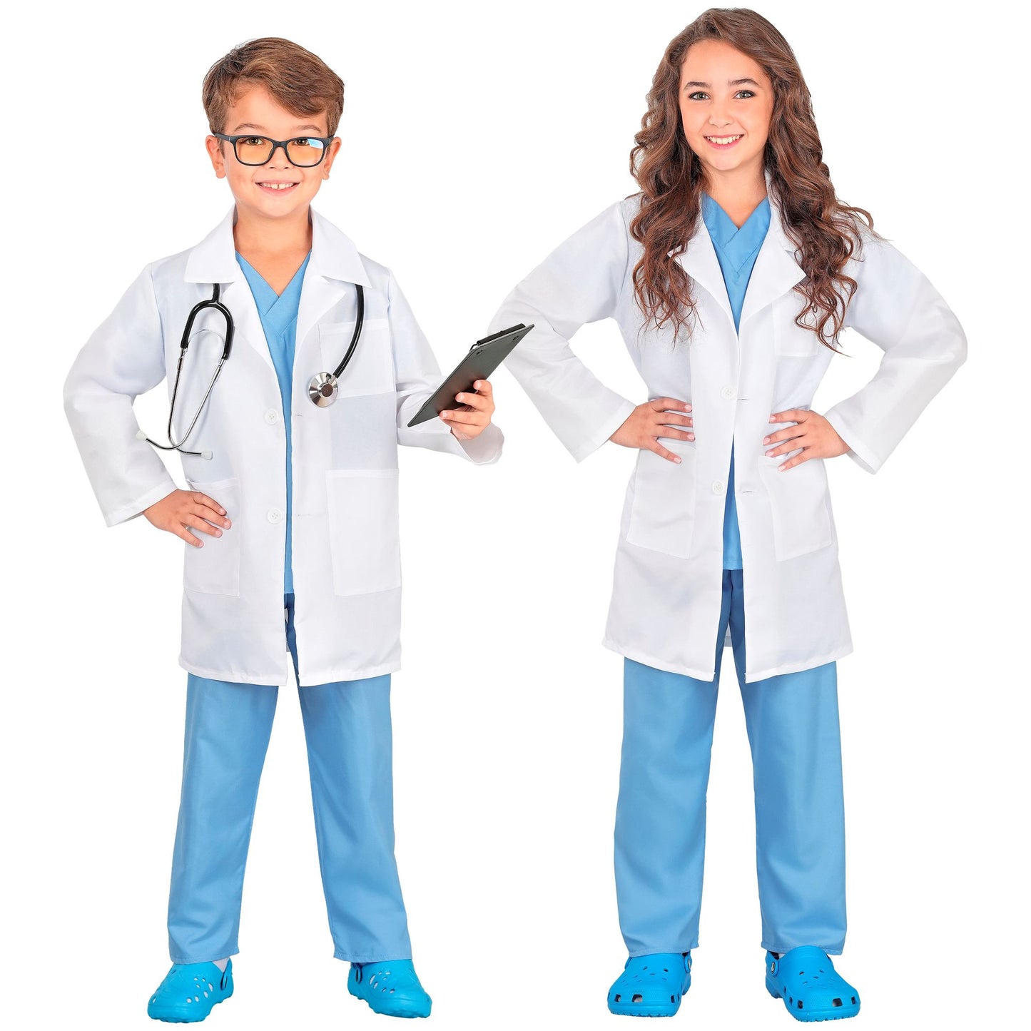 "DOKTOR" (Hemd, Hose, Kittel) – Vorderansicht