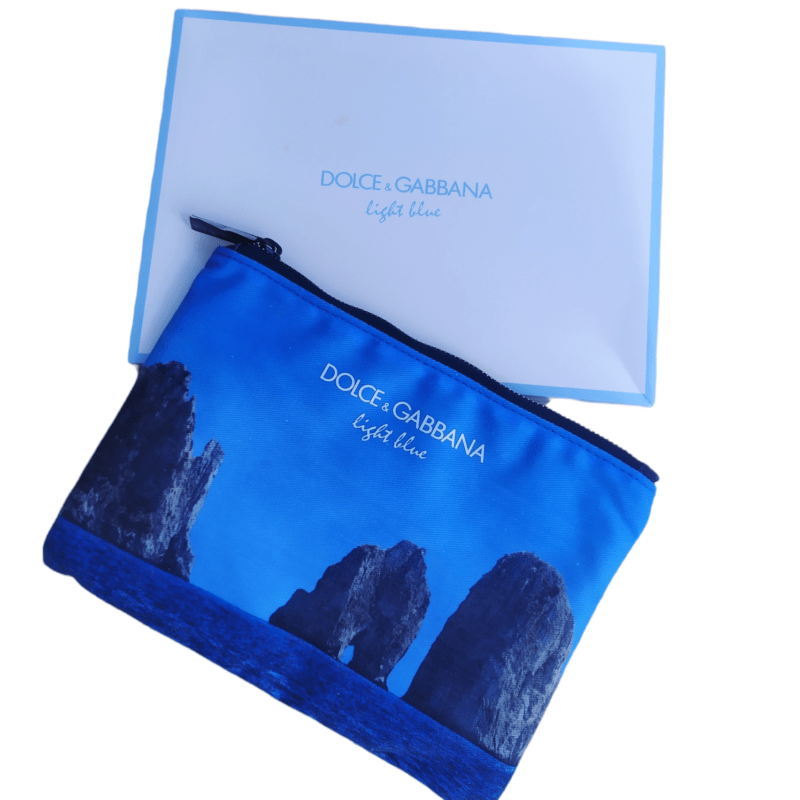 Dolce & Gabbana Dolce & Gabbana, Light Blue, Toilettenartikel, GWP Textilbeutel, Blau Regular