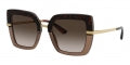 DOLCE & GABBANA SUNGLASSES HALF PRINT DG 4373 HALF PRINT DG 4373_3256-13_52 Sonnenbrille ansicht-3