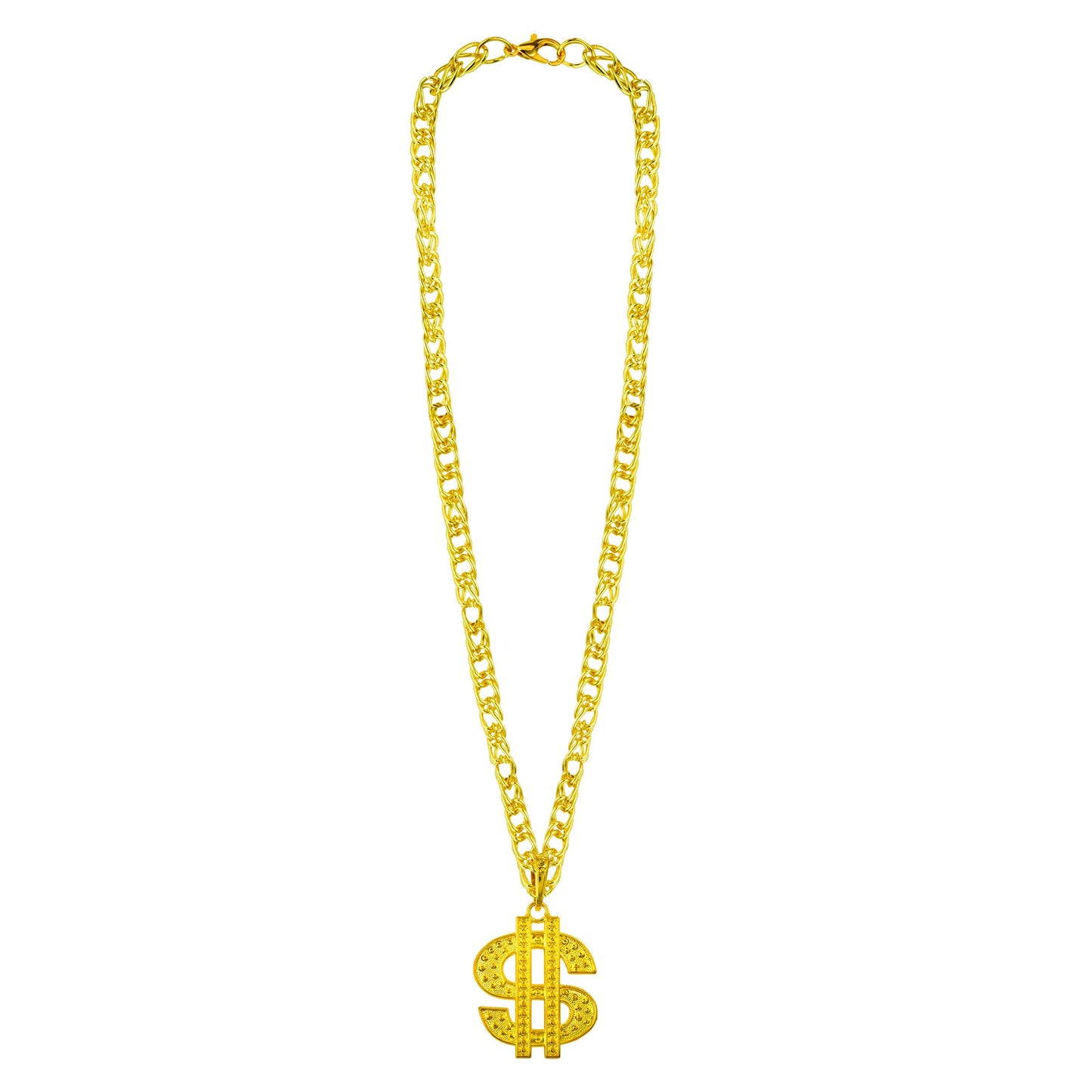 "DOLLAR KETTE" hochwertige Kette & Anhänger 70 cm – Detailansicht