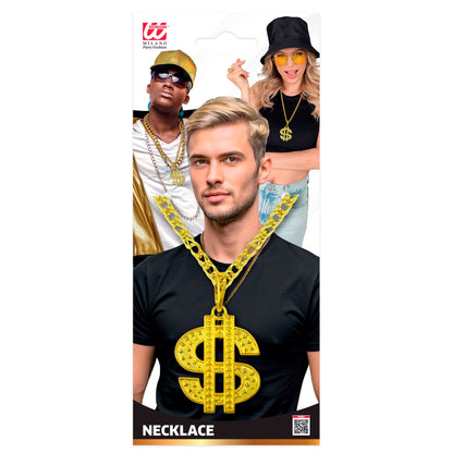 "DOLLAR KETTE" hochwertige Kette & Anhänger 70 cm – Ansicht 3