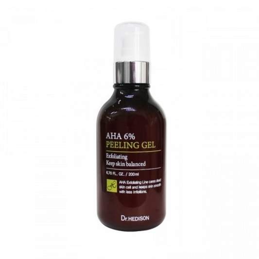Dr. Hedison Dr. Hedison, Aha, 6% AHA-Konzentration, einschließlich Zitronensäure, Glykolsäure und Milchsäure., Glatte, Peelin