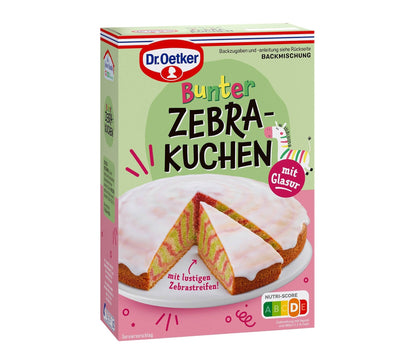Dr Oetker Dr. Oetker Backmischung Bunter Zebrakuchen 175 g Backmischung