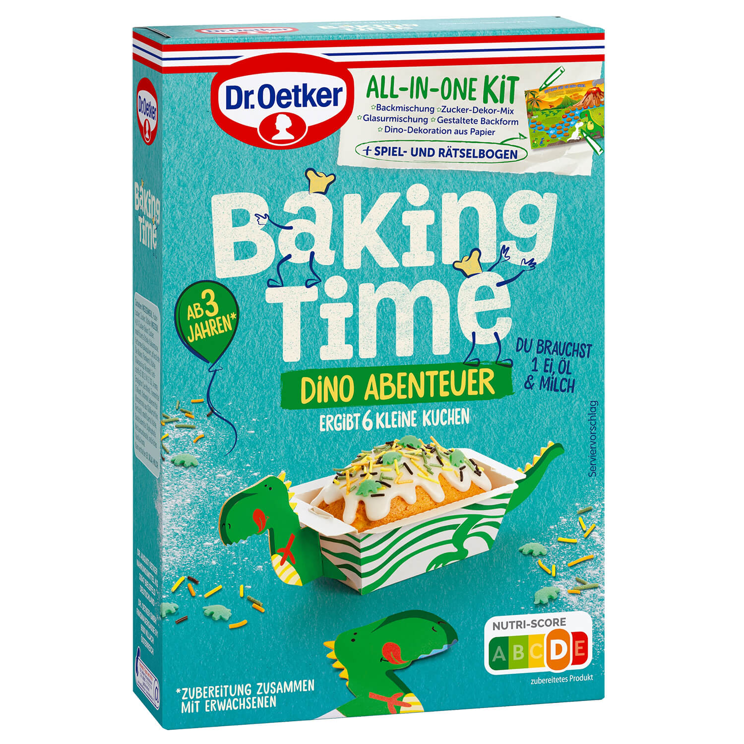 Dr Oetker Backmischung Dino Abenteuer - Candyshop.ch – Produktansicht