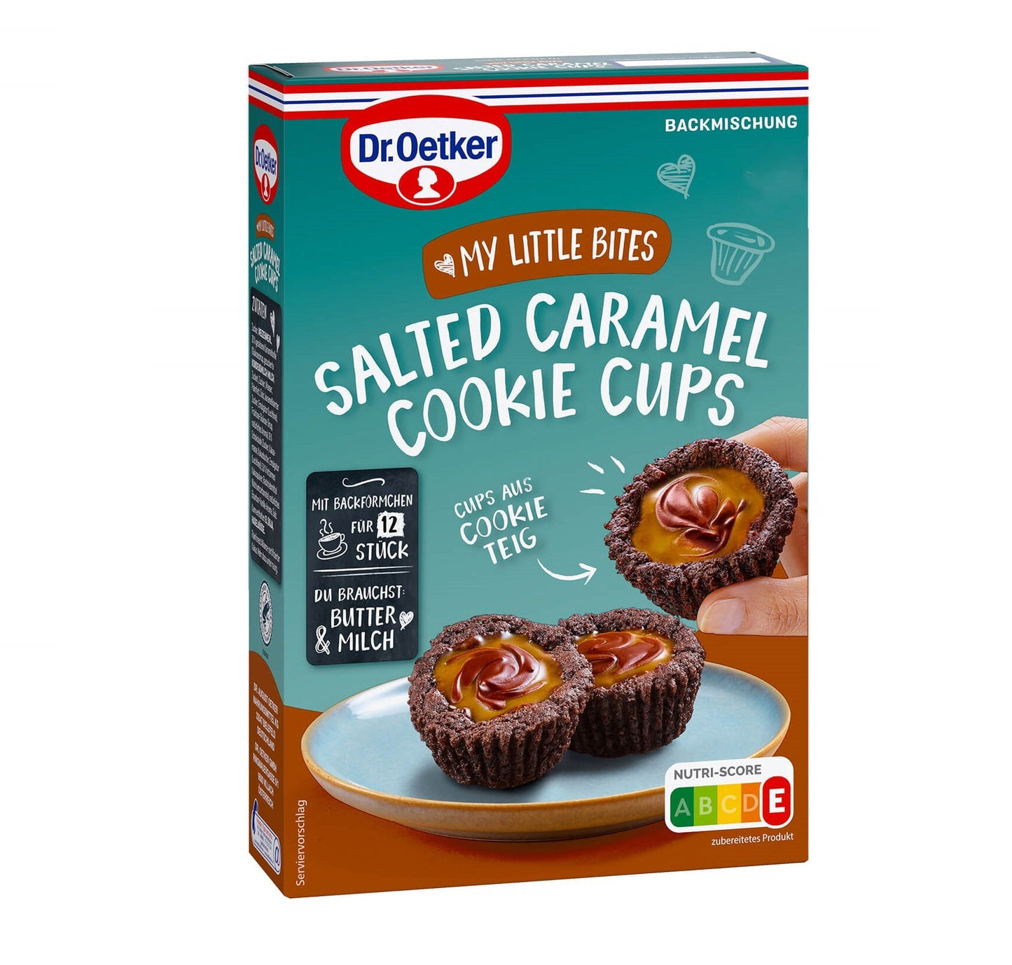 Dr. Oetker Backmischung Salted Caramel Cookie Cups - Candyshop.ch