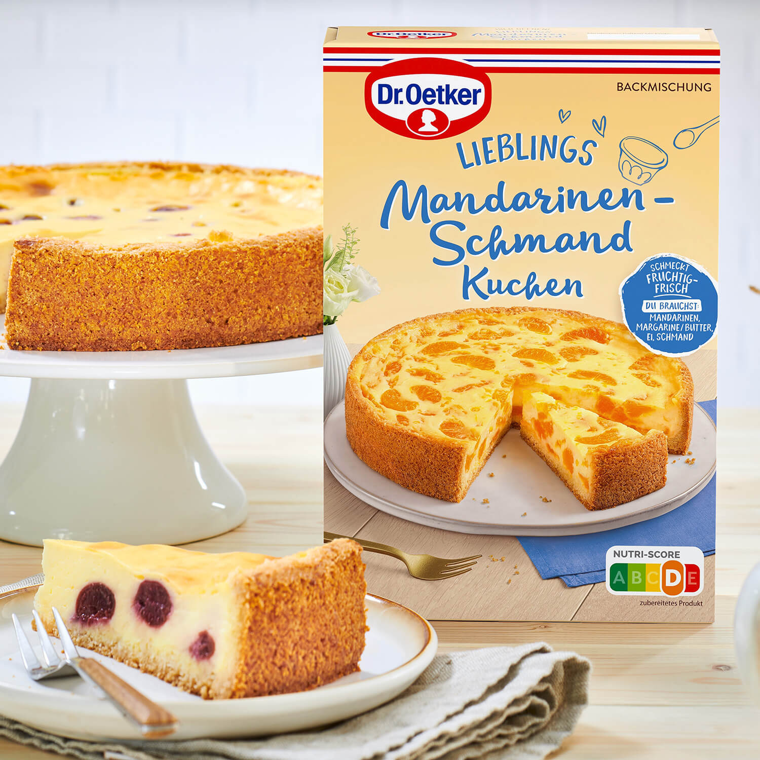 Dr Oetker Mandarinen Schmand Kuchen Backmischung - Candyshop.ch