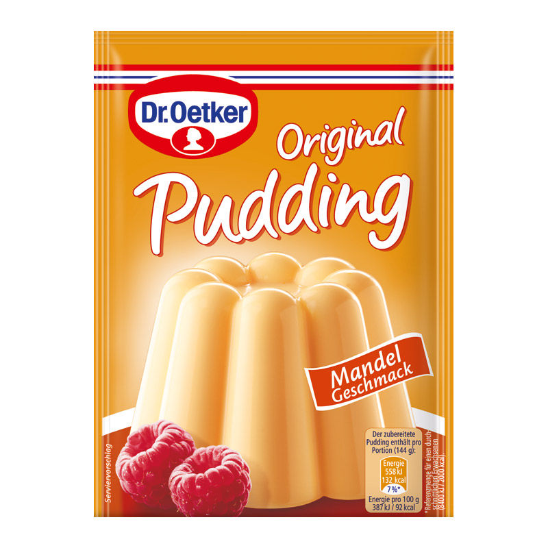 Dr Oetker Dr. Oetker Original Pudding Mandel 3er Verpackung