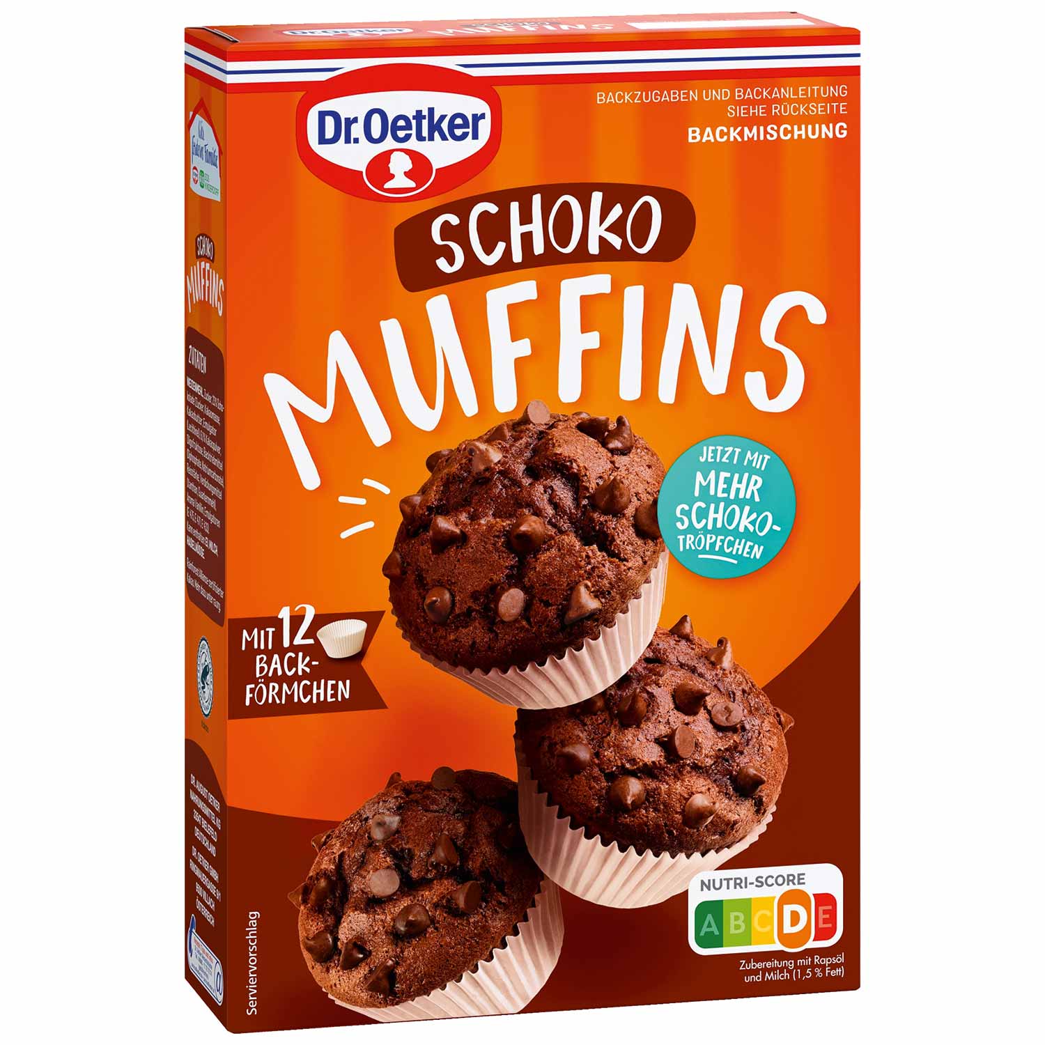 Dr. Oetker Backmischung Muffins Schoko 345g - Candyshop.ch